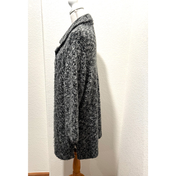 Pendleton Womens Gray Black Sweater Coat Jacket Cardigan Plus 2X Chunky Knit - Picture 4 of 10